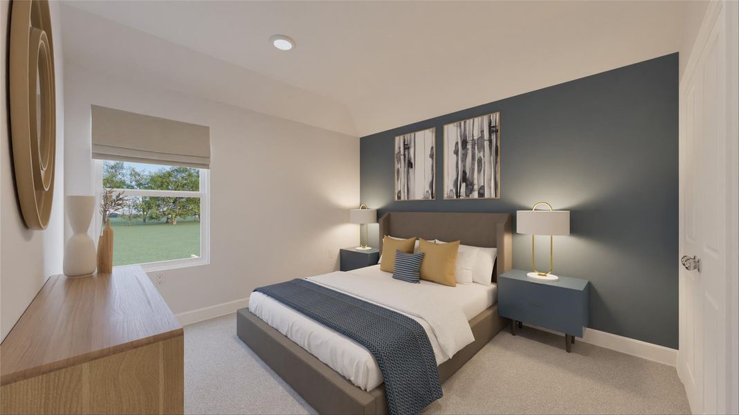 Furnished interior view inside a new home in Oakberry Trails, Waller (Image 11).