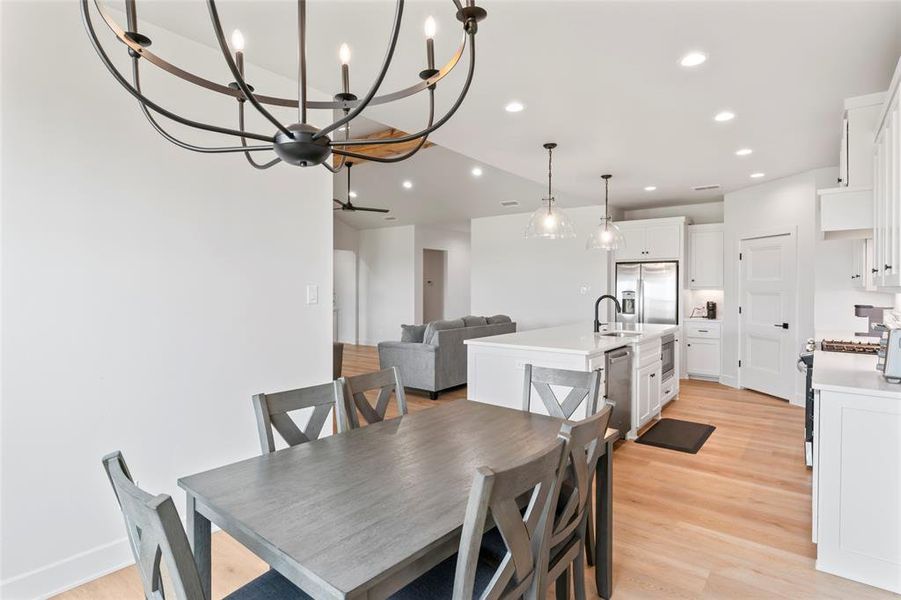 Furnished interior view inside a new home in , Abilene (Image 15).