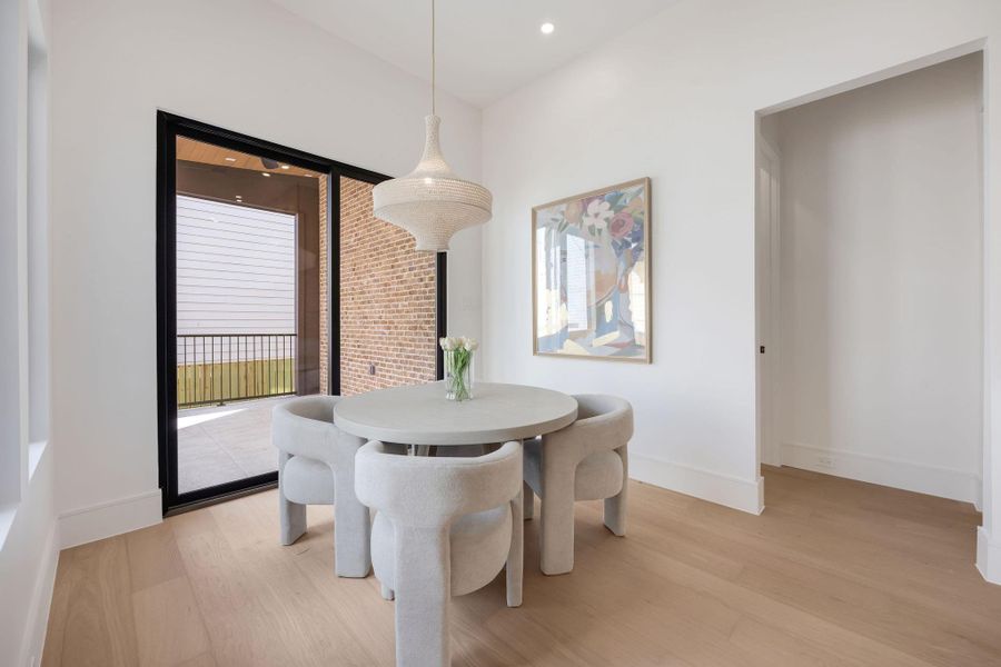 Furnished interior view inside a new home in , Houston (Image 47).