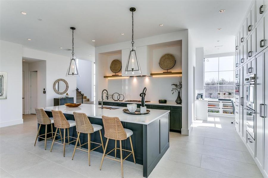 Furnished interior view inside a new home in Avadene at Las Colinas, Irving (Image 17).