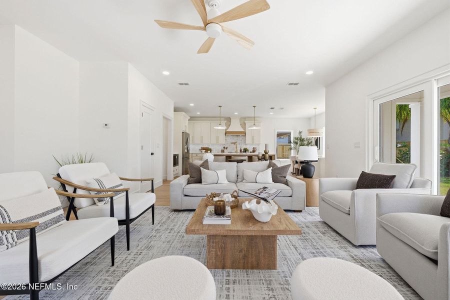 Furnished interior view inside a new home in , Jacksonville Beach (Image 13).