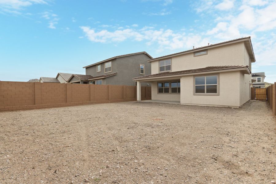 Representative exterior photo of a completed home built from the Glenstone by Taylor Morrison in Lucero Discovery Collection, Goodyear, AZ (Image 17).
