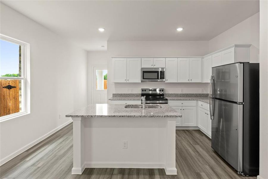 Furnished interior view inside a new home in Monticello Park, Princeton (Image 5). Furnished interior view inside a new home in Monticello Park, Princeton (Image 5).