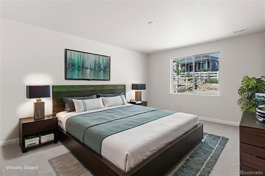 Furnished interior view inside a new home in Rhyolite Ranch, Castle Rock (Image 13).