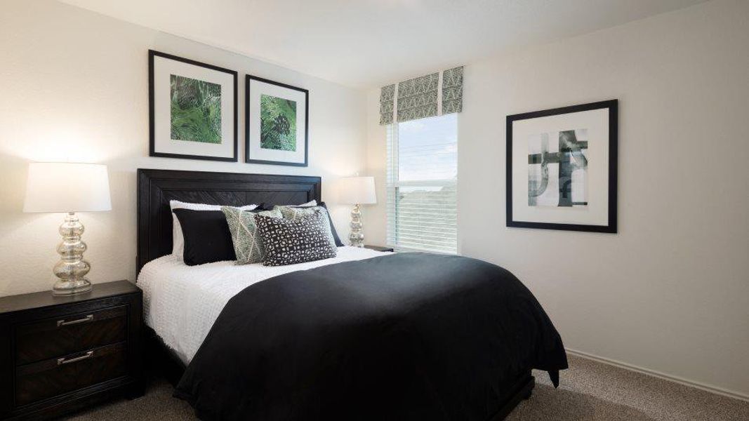 Furnished interior view inside a new home in Plum Creek North, Kyle (Image 10).