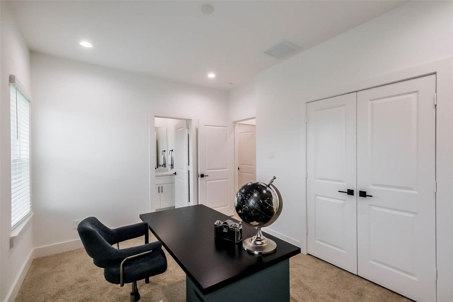 Furnished interior view inside a new home in , Houston (Image 9).