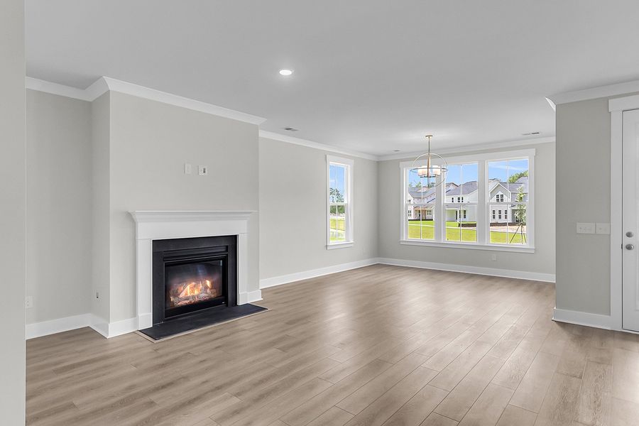 Spacious, unfurnished interior of a new home in Pineland Preserve, Summerville (Image 34).