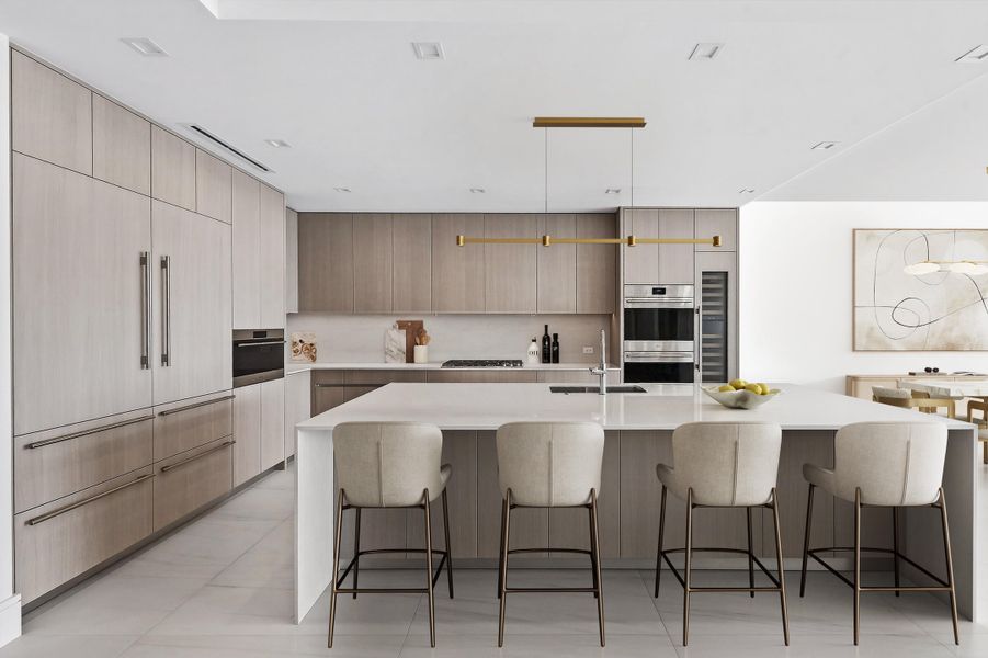 Virtually Staged Kitchen