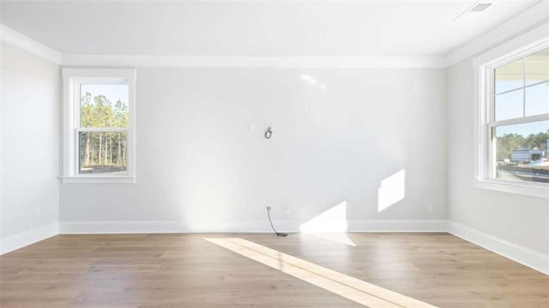 Spacious, unfurnished interior of a new home in Sherwood Manor, South Fulton (Image 11). Spacious, unfurnished interior of a new home in Sherwood Manor, South Fulton (Image 11).
