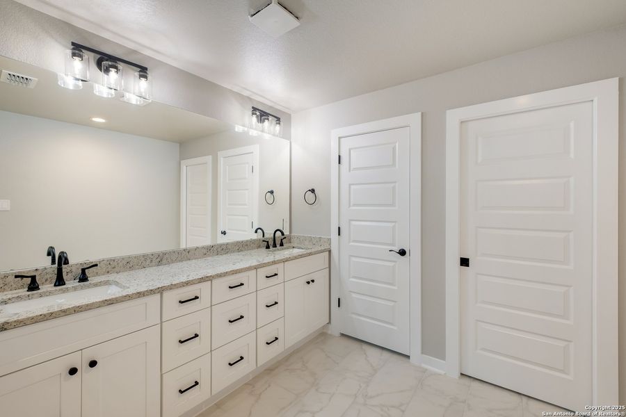Furnished interior view inside a new home in , Lakehills (Image 5).