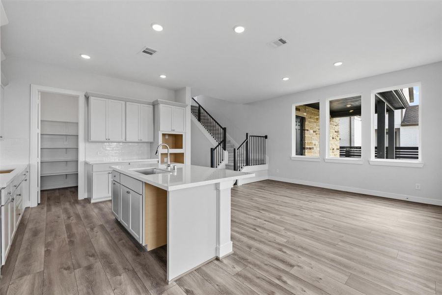 Furnished interior view inside a new home in Bridgeland Central, Cypress (Image 10). Furnished interior view inside a new home in Bridgeland Central, Cypress (Image 10).