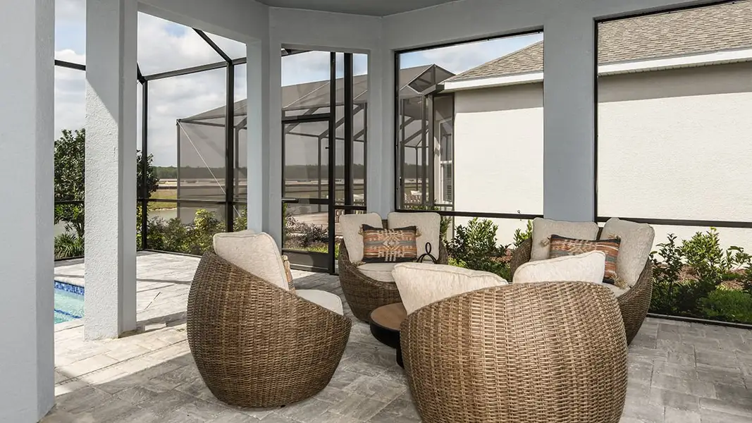 Representative exterior details of a home built from the Lazio by Taylor Morrison in Westview Community Group Page, Kissimmee (Image 3).