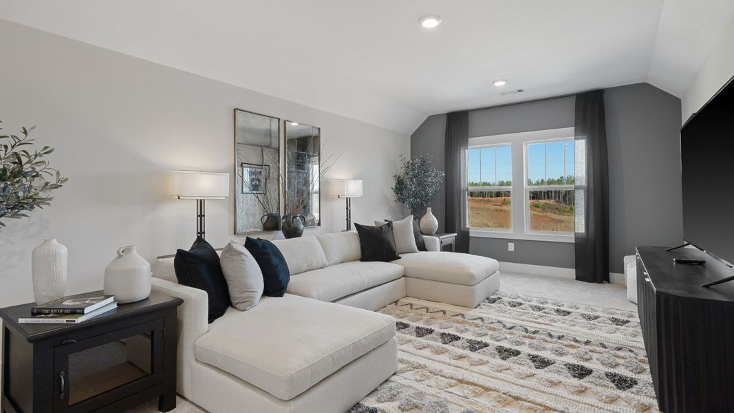 Representative furnished interior of a home built from the Cooper 3 by DRB Homes in Walnut Ridge, Inman (Image 14).