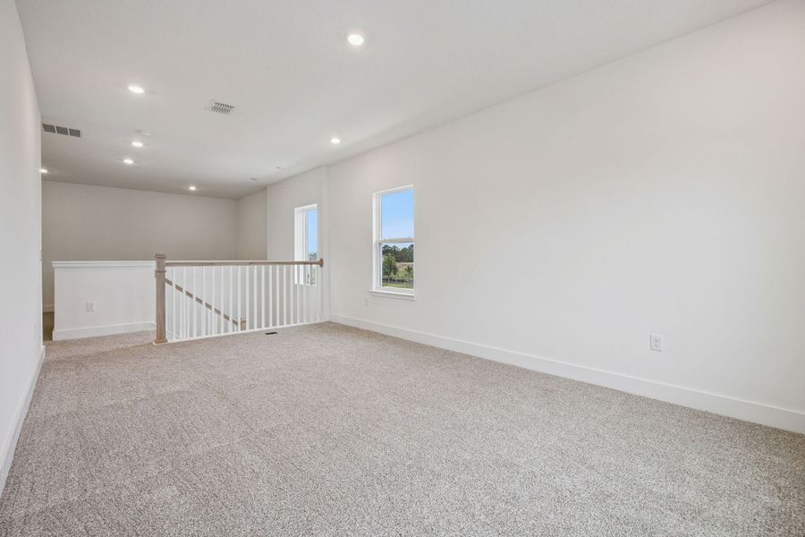 Spacious, unfurnished interior of a new home in Northlake at Ovation, Winter Garden (Image 27). Spacious, unfurnished interior of a new home in Northlake at Ovation, Winter Garden (Image 27).