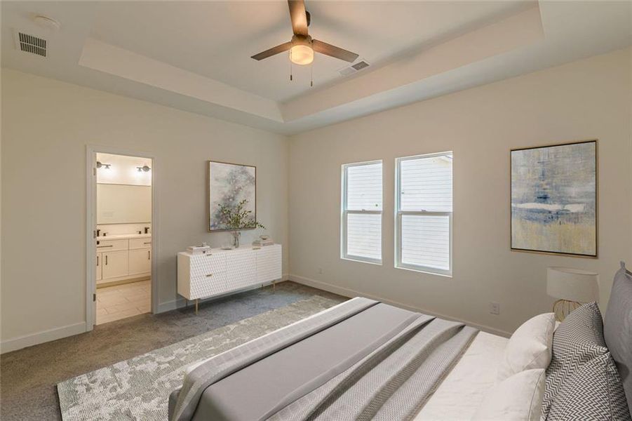 Furnished interior view inside a new home in , Stone Mountain (Image 11). Furnished interior view inside a new home in , Stone Mountain (Image 11).