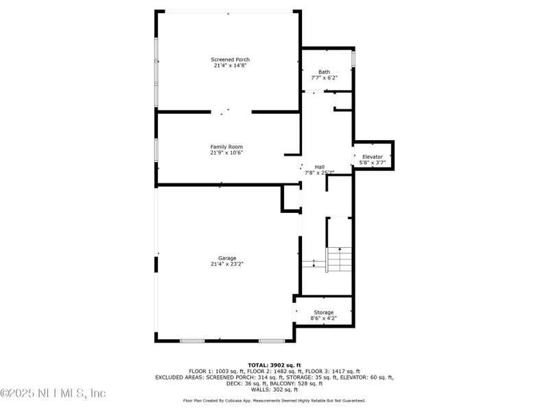 2D floor plan layout of this home in , Ponte Vedra Beach, FL (Image 5).