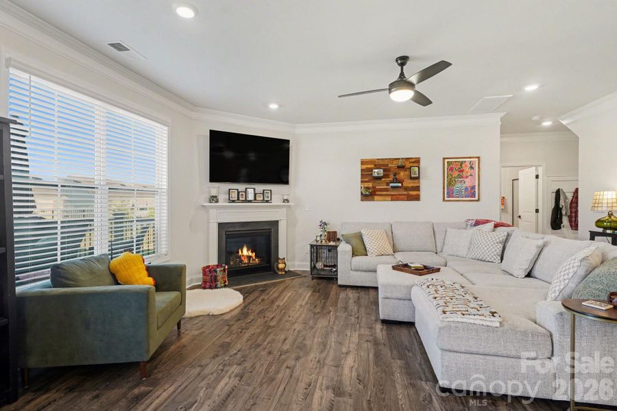 Furnished interior view inside a new home in Falls Cove, Troutman (Image 7). Furnished interior view inside a new home in Falls Cove, Troutman (Image 7).