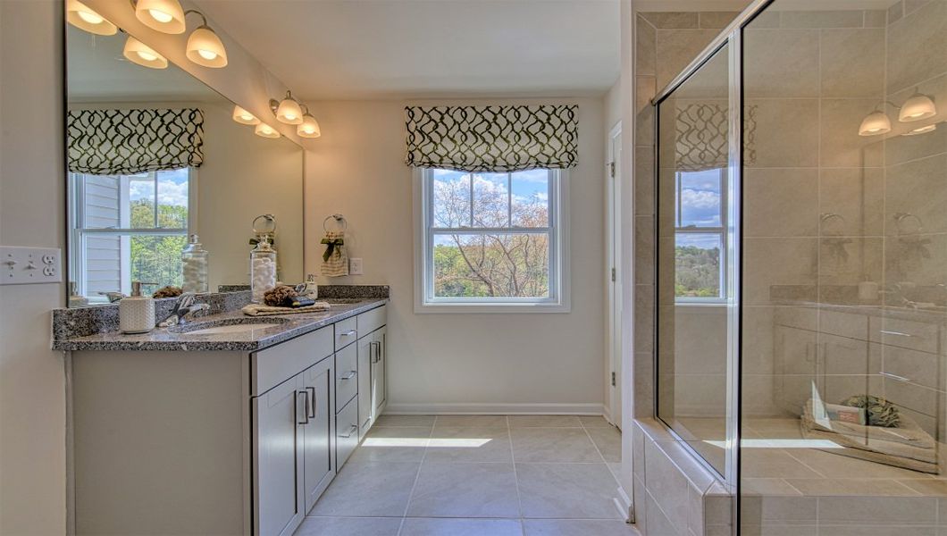 Furnished interior view inside a new home in Skybrook Corners, Huntersville (Image 22).