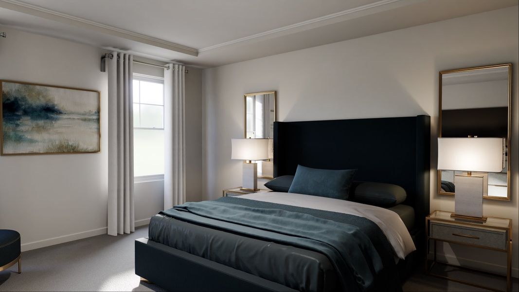 Sutton owners suite bedroom