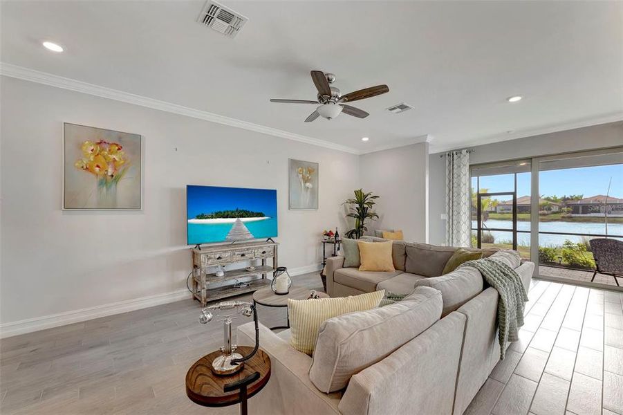 Furnished interior view inside a new home in , Nokomis (Image 17).