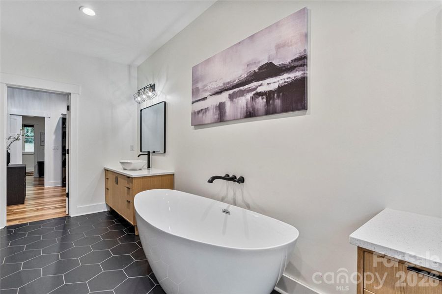 Furnished interior view inside a new home in , York (Image 6).