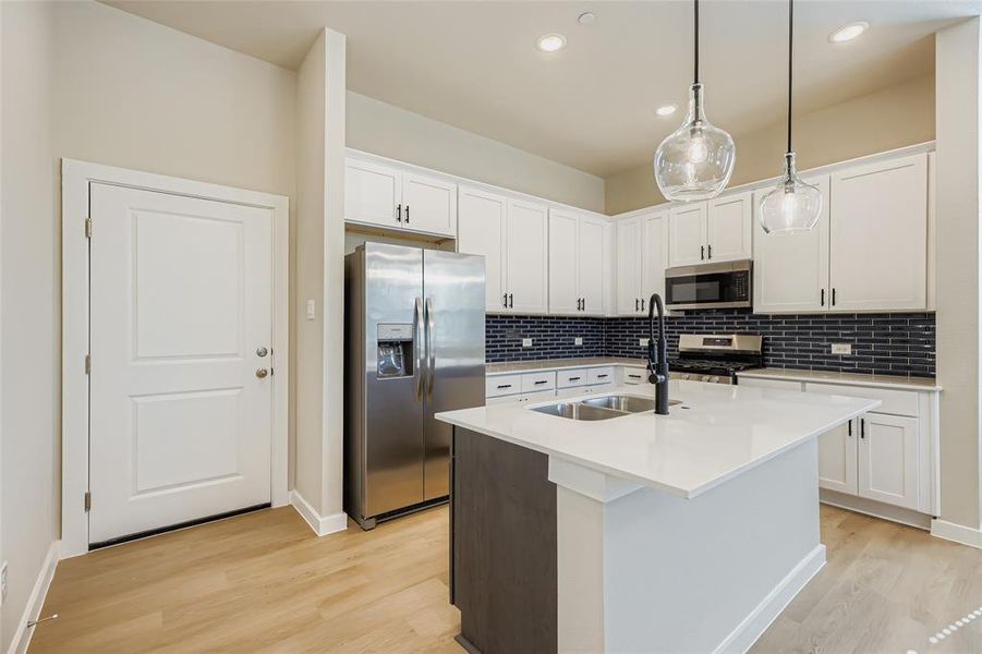 Furnished interior view inside a new home in , McKinney (Image 8).