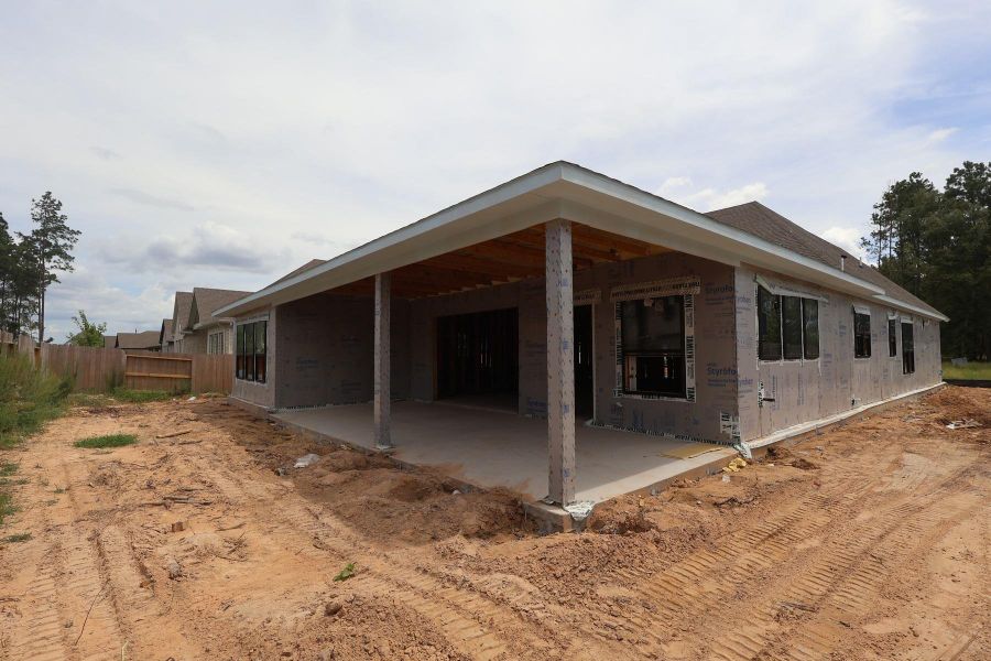 In-progress construction of a new home in ARTAVIA - Parkview Collection, Conroe, TX (Image 5). In-progress construction of a new home in ARTAVIA - Parkview Collection, Conroe, TX (Image 5).