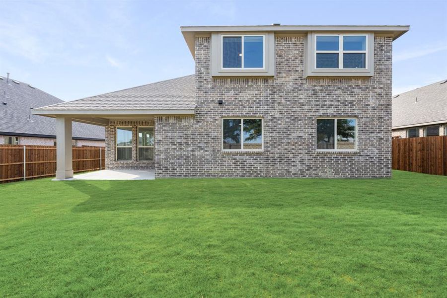 Front exterior of a new home in Arcadia Trails Classic 60, Balch Springs, TX, highlighting curb appeal (Image 19).