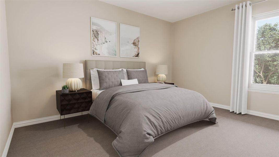 Furnished interior view inside a new home in , Temple (Image 13).