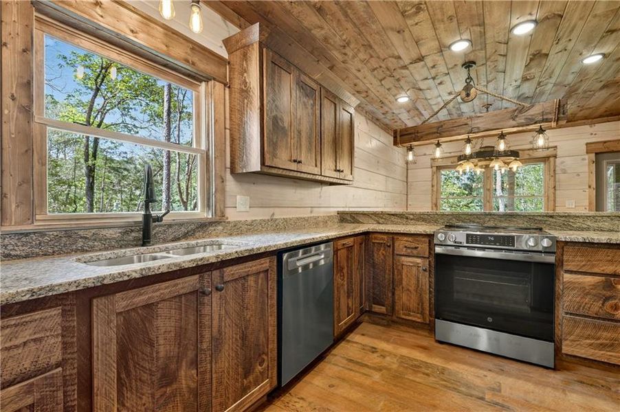 Furnished interior view inside a new home in , Ellijay (Image 4).