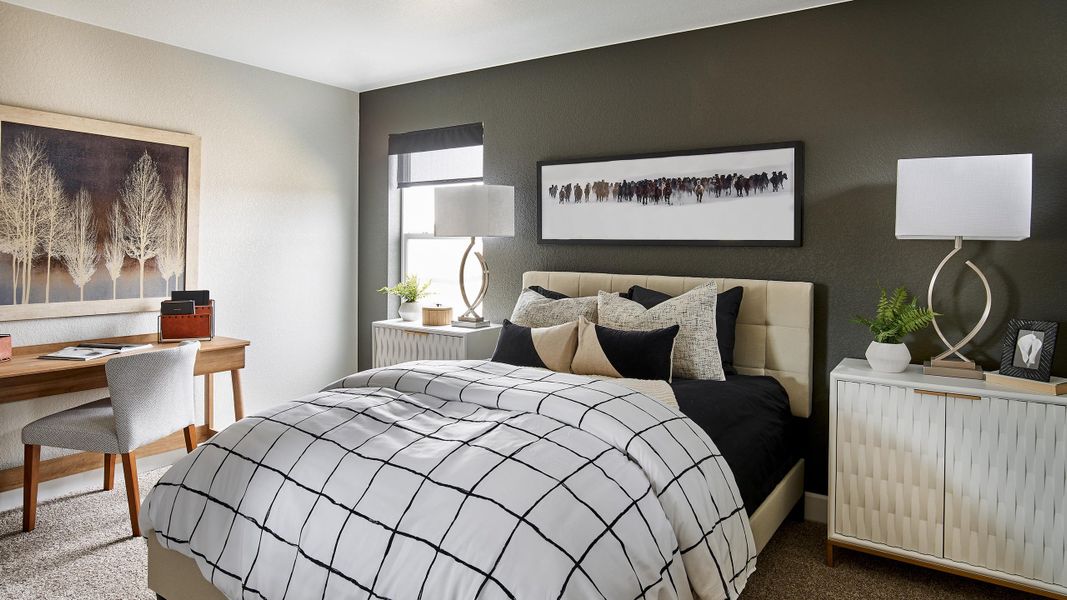 Furnished interior view inside a new home in Macanta, Castle Rock (Image 14). Furnished interior view inside a new home in Macanta, Castle Rock (Image 14).