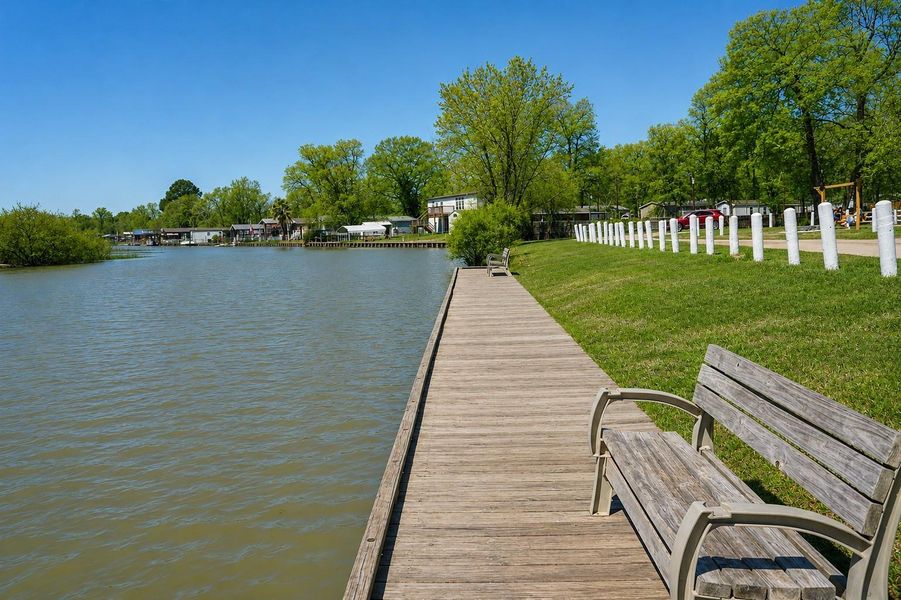 This community includes a place perfect for peaceful outdoor relaxation and scenic walks with lake views.