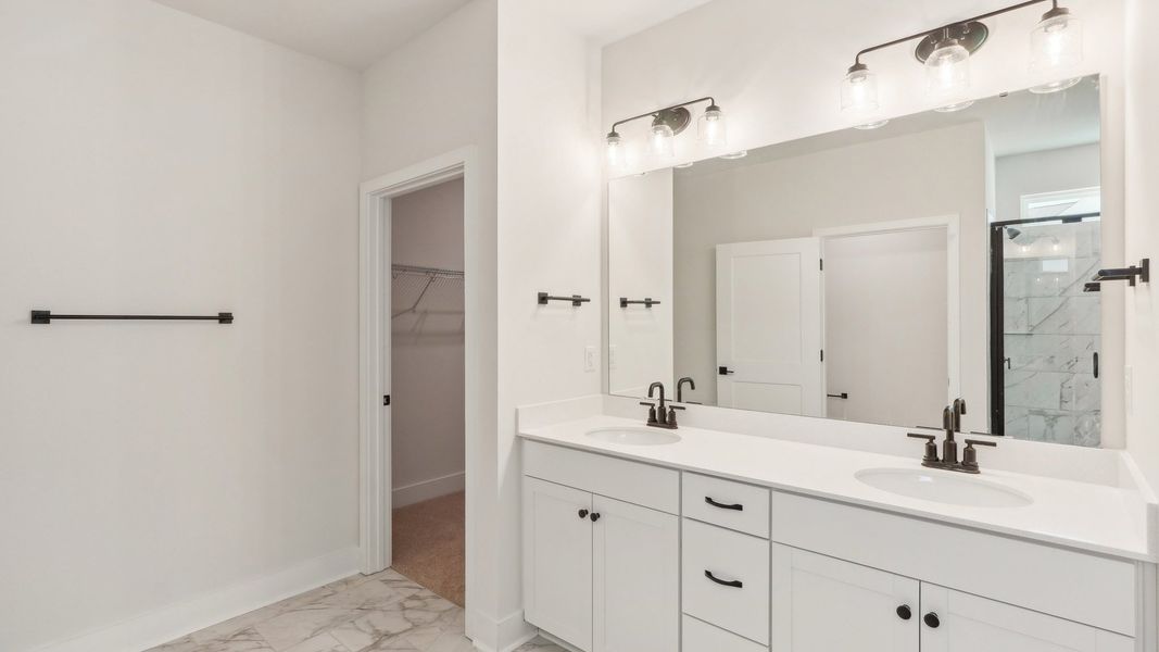 Representative furnished interior of a home built from the Magnolia by D.R. Horton in Westport, York (Image 9).