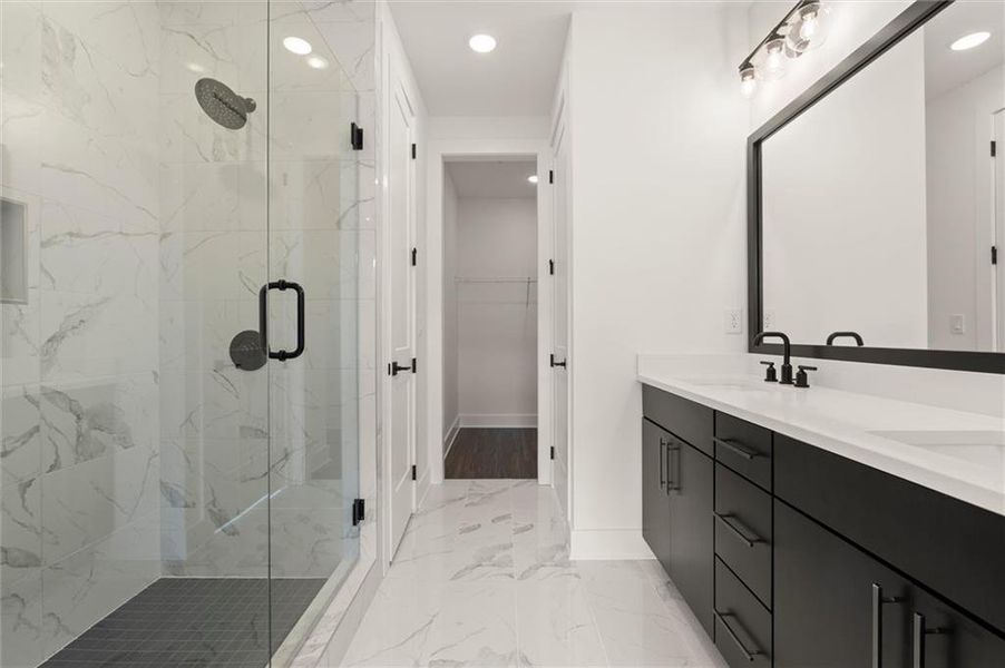 Furnished interior view inside a new home in , Alpharetta (Image 11).