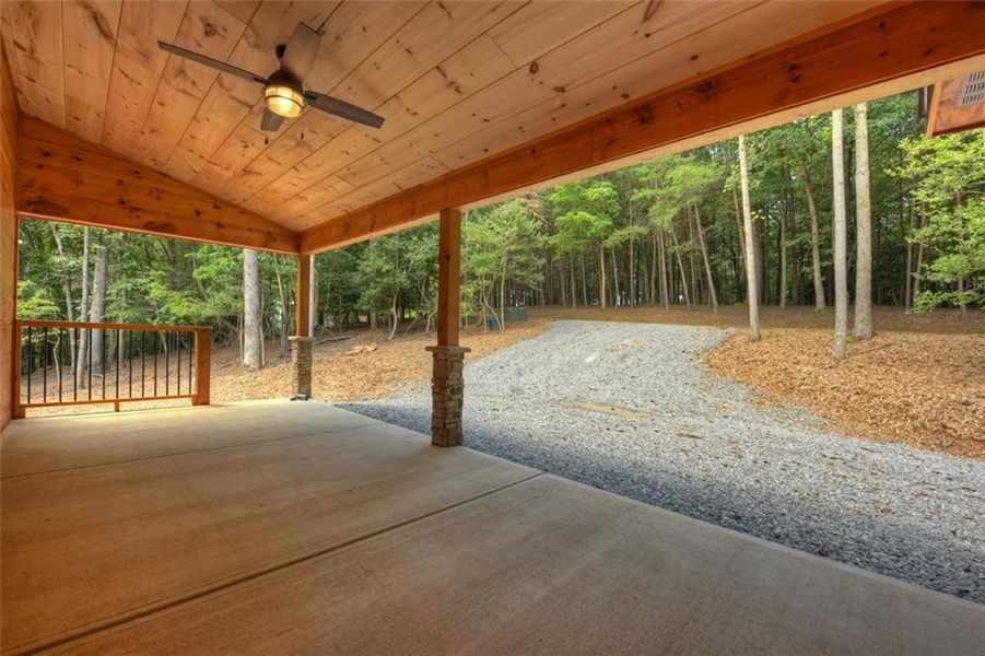 Exterior details and patio area of a home in , Ellijay (Image 21). Exterior details and patio area of a home in , Ellijay (Image 21).