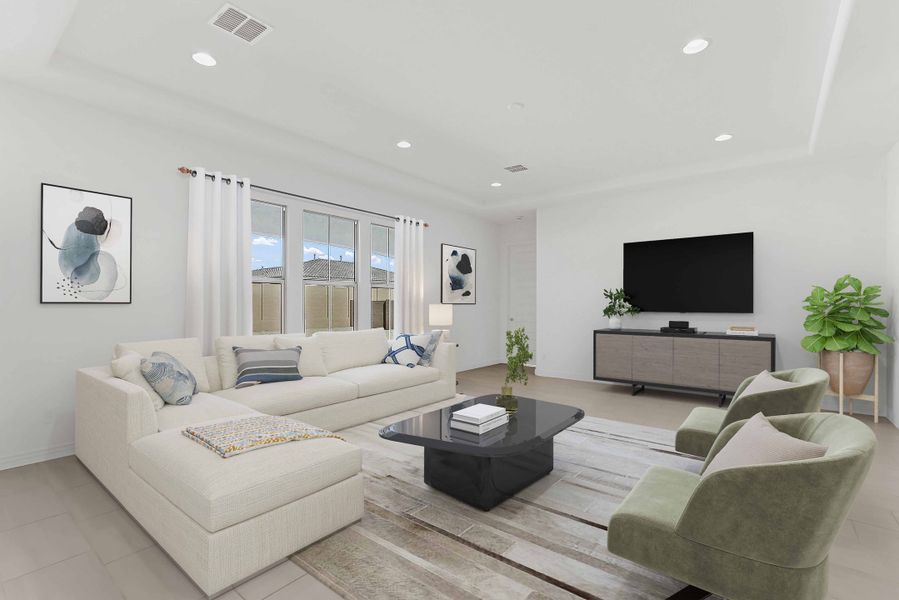Furnished interior view inside a new home in Aloravita South, Peoria (Image 5).