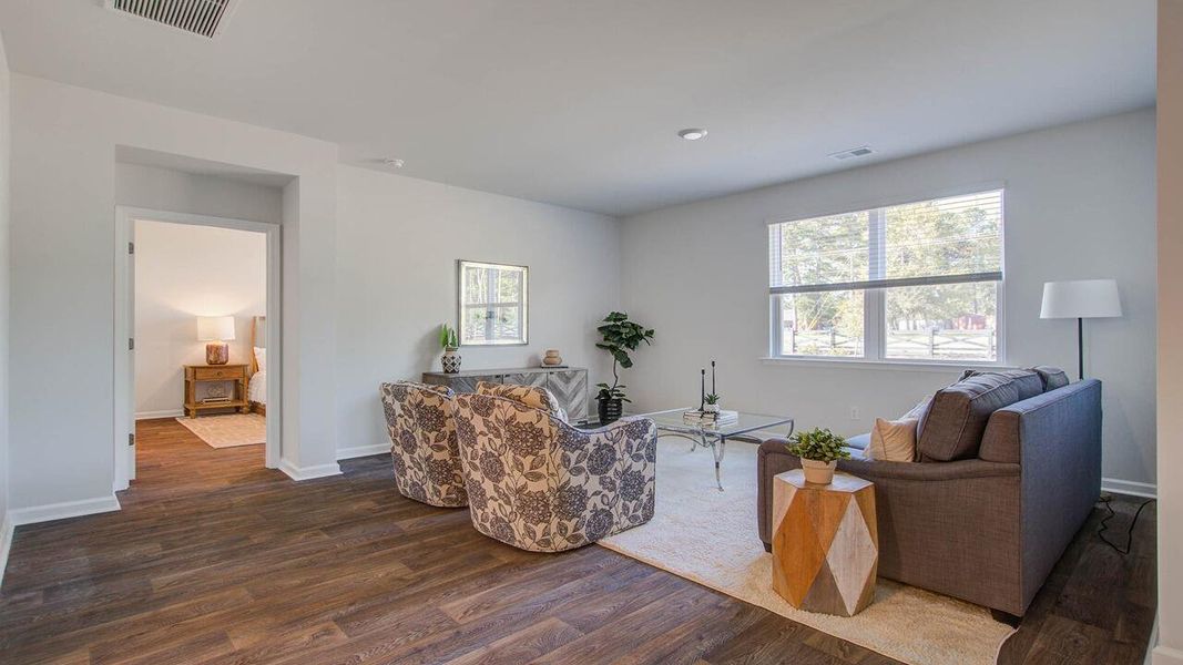 Furnished interior view inside a new home in The Ranch, Holly Hill (Image 14). Furnished interior view inside a new home in The Ranch, Holly Hill (Image 14).