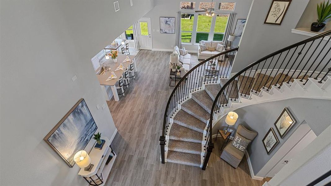 Furnished interior view inside a new home in Eden Ranch, Arlington (Image 25). Furnished interior view inside a new home in Eden Ranch, Arlington (Image 25).