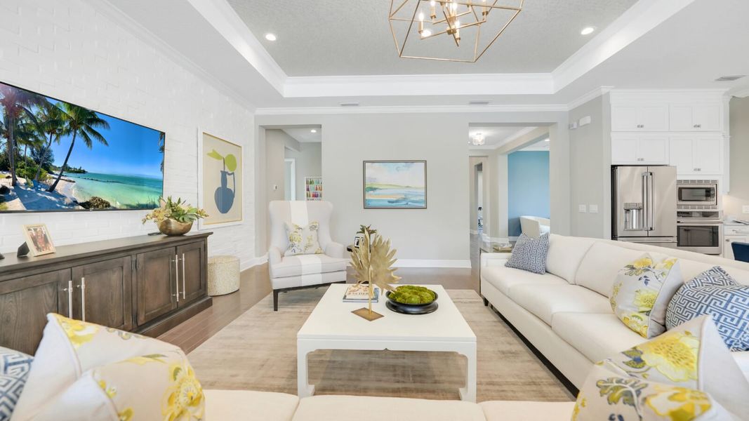 Furnished interior view inside a new home in Avelina, Venice (Image 15).