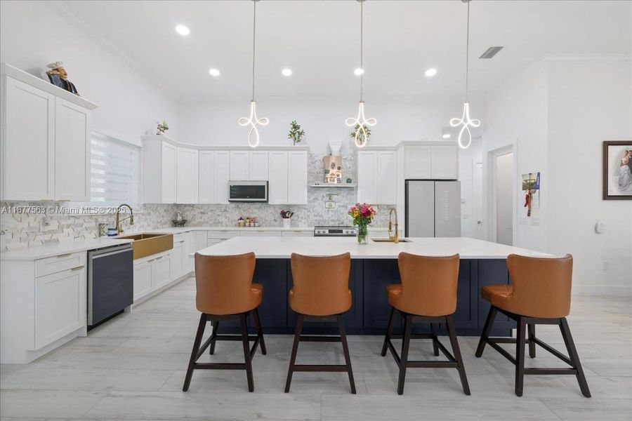 Furnished interior view inside a new home in , Lehigh Acres (Image 9).