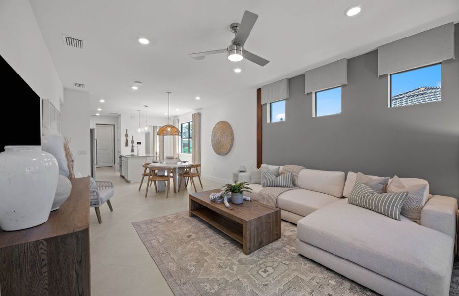 Furnished interior view inside a new home in Del Webb Catalina, Lakewood Ranch (Image 14).