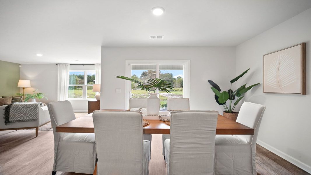 Furnished interior view inside a new home in The Groves at Bees Creek, Ridgeland (Image 11).