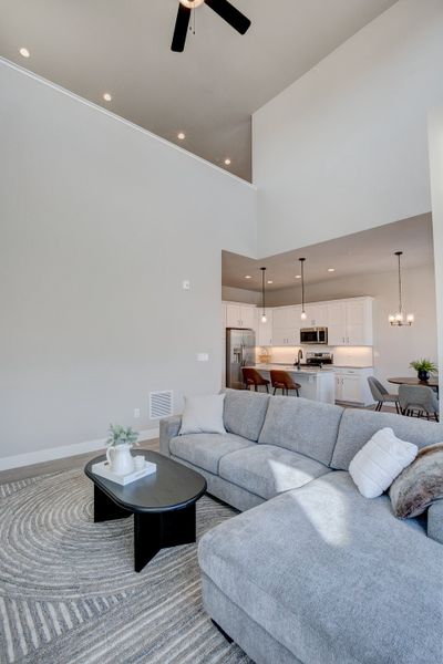 Representative furnished interior of a home built from the The Addison 2 by Landmark Homes in Highlands at Fox Hill, Longmont (Image 5). Representative furnished interior of a home built from the The Addison 2 by Landmark Homes in Highlands at Fox Hill, Longmont (Image 5).