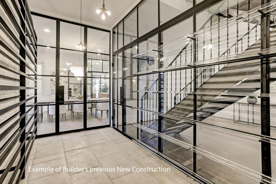 Furnished interior view inside a new home in , West University Place (Image 4).