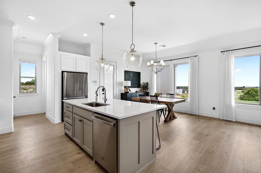Furnished interior view inside a new home in Gatlin Ranch, Springtown (Image 34).