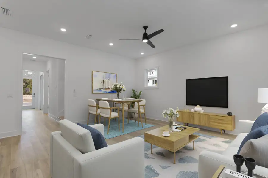 Representative furnished interior of a home built from the Piper by Brock Built in Nautilus Pointe, Inlet Beach (Image 16).