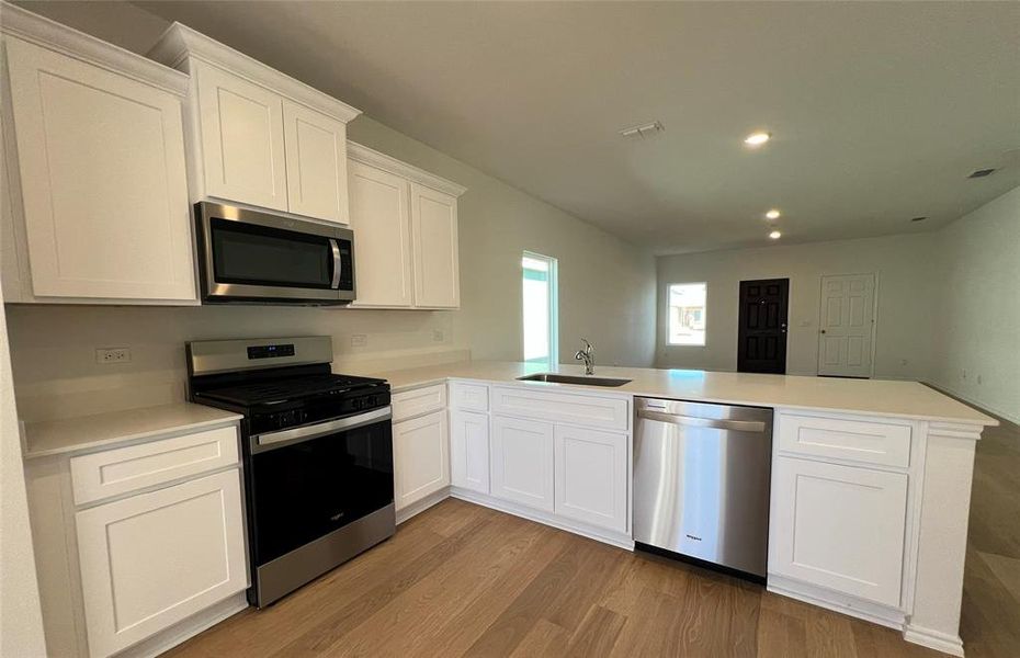 Abundant cabinet space *actual home