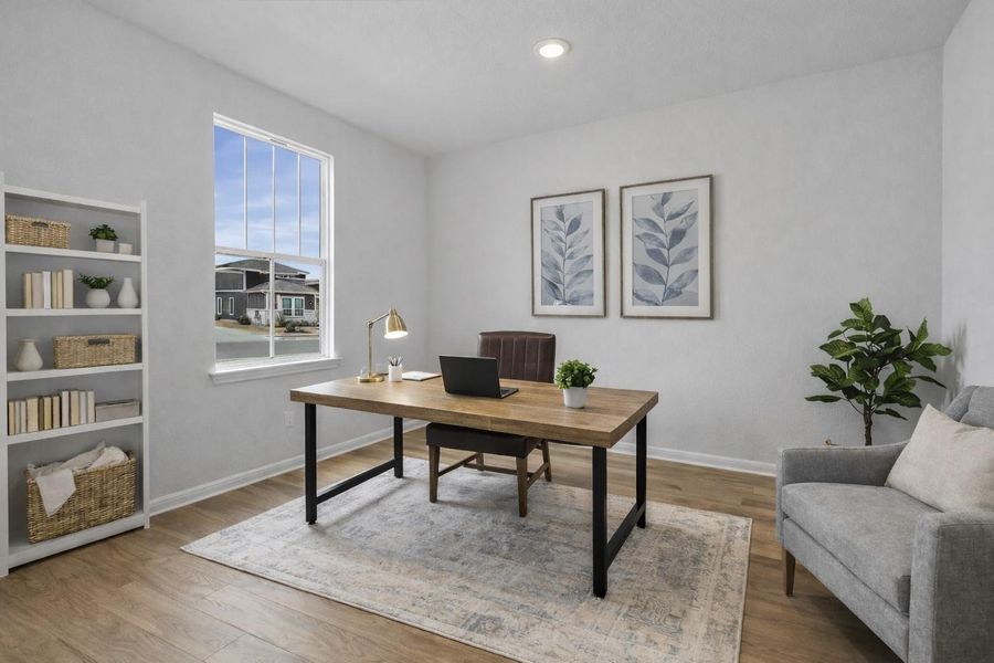 *Virtually Staged Study*