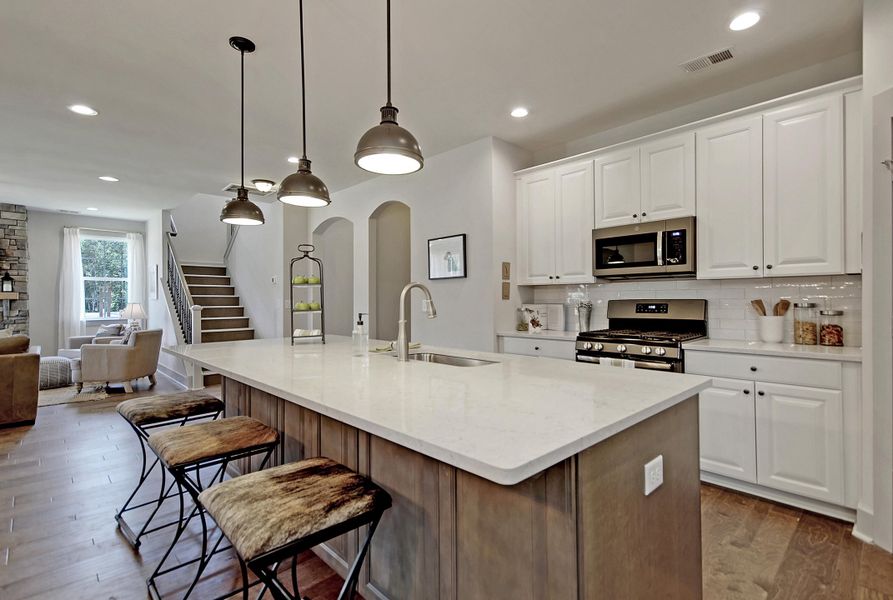 Furnished interior view inside a new home in Creek Pointe, Moncks Corner (Image 10). Furnished interior view inside a new home in Creek Pointe, Moncks Corner (Image 10).