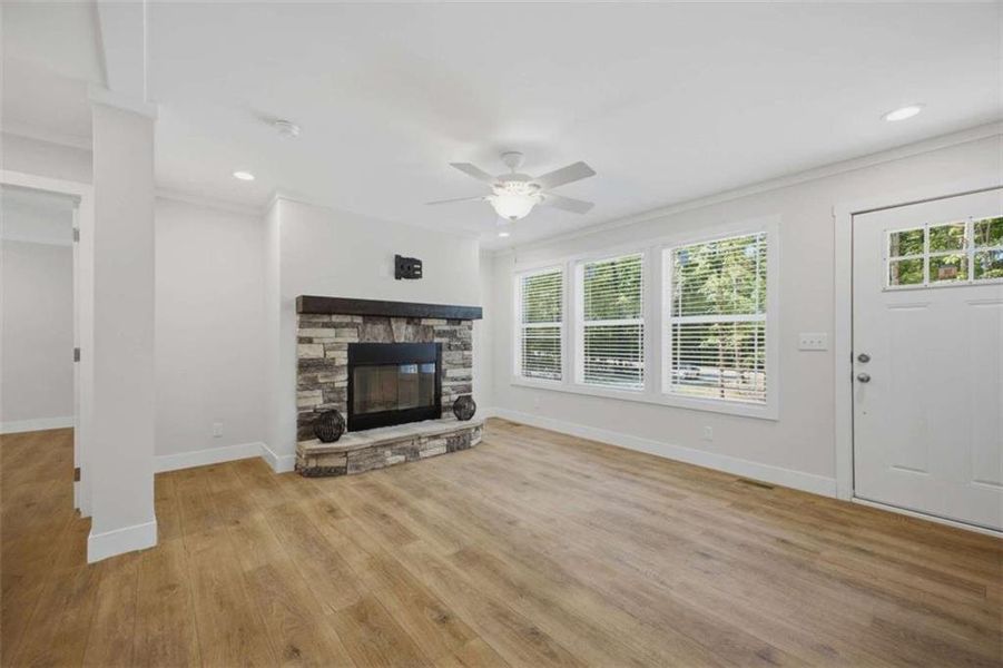 Spacious, unfurnished interior of a new home in , Eatonton (Image 15). Spacious, unfurnished interior of a new home in , Eatonton (Image 15).